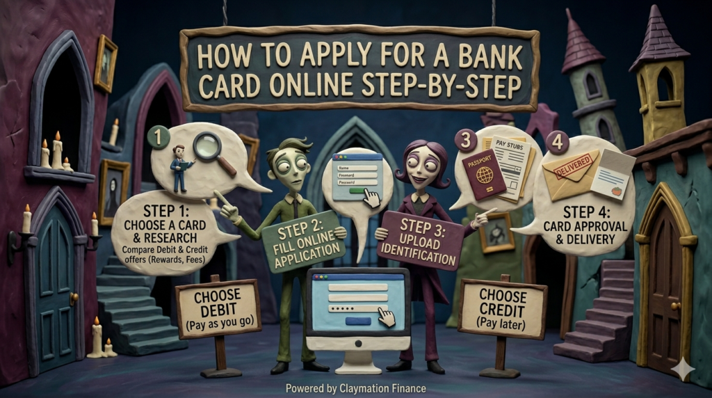 How to Apply for a Bank Card Online Step by Step